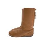 KOOS◆ブーツ/キャメル/レザー/Vibramソール/多少着用感アリ