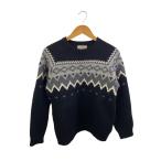 JOE McCOY◆ノルディックセーター/38/ウール/黒/ブラック/MC17110