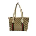 ショッピングトートバッグ キャンバス GUCCI◆トートバッグ/キャンバス/BRW/137396 002404