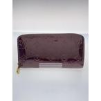 LOUIS VUITTON◆ジッピー・ウォレット_モノグラム・ヴェルニ_BRW/エナメル/BRW/メンズ