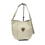 ショッピングエナメルバッグ ATAO◆タッセル/エナメルレザー/ハンドバッグ/エナメル/WHT