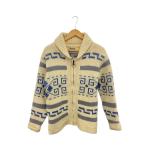 PENDLETON◆70s/カウチン/ニット・セーター(厚手)/M/ウール/IVO