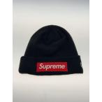 ショッピングsupreme Supreme◆×NEW ERA/Box Logo Beanie/ニットキャップ/FREE/BLK/無地/メンズ