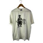 STUSSY◆Tシャツ/XL/コットン/WHT/無地//