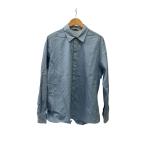 :CASE◆長袖シャツ/L/コットン/BLU/無�