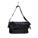 Vivienne Westwood◆メッセンジャーバッグ/ショルダーバッグ/キャンバス/BLK/総柄