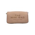 MARC JACOBS◆THE LEATHER MINI BAG/ミニフラップショルダーバッグ/ザレザーミニバッグ/PNK