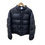 ショッピングschott Schott◆ダウンジャケット/L/レザー/BLK/無地//