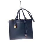 MARC JACOBS◆2WAYショルダーバッグ/レザー/BLK/M0015685 001/持ち手ほつれ有