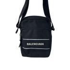 ショッピングメッセンジャー BALENCIAGA◆スポーツメッセンジャーS/ショルダーバッグ/キャンバス/BLK/638657