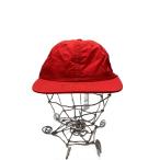 Supreme◆19SS/First And Best Nylon 6-Panel/キャップ/FREE/ナイロン/RED