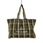 ショッピングVivienne Vivienne Westwood◆トートバッグ/コットン/GRN/チェック