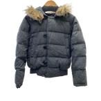 MONCLER◆BULGARE ダウンジャケット/0/ウール/GRY//