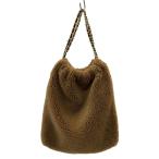 VIOLAd’ORO◆ELMO/エコムートン/チェーン/ショルダー/ボア/トートバッグ/V-8680