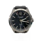 HAMILTON◆自動巻腕時計/アナログ/レザー/BLK/BLK/H435150//