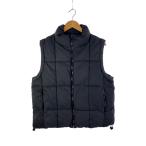 ショッピングzara ZARA◆中綿ベスト/M/ポリエステル/ブラック/4302/310/800