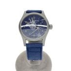 HAMILTON◆手巻腕時計/アナログ/キャンバス/NVY/ネイビー/SS/H694190