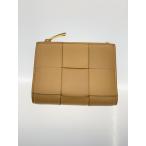 ショッピングbottega BOTTEGA VENETA◆マキシ/イントレチャート/財布/レザー/BEG/レディース