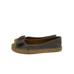 Salvatore Ferragamo* эспадрильи /UK6/GRY/PVC//
