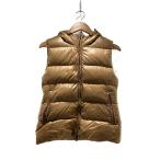 DUVETICA◆ダウンベスト/40/ポリエステル/キャメル/無地