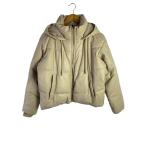 ショッピングzara ZARA◆ダウンジャケット/XS/ポリエステル/BEG