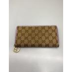 ショッピングＧＧキャンバス GUCCI◆長財布_GGキャンバス/キャンバス/PUP/総柄/レディース