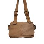 ショッピングVivienne Vivienne Westwood◆ショルダーバッグ/レザー/BEG/無地