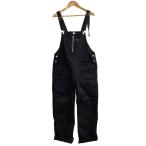 Schott◆3186001/オーバーオール/L/ポリエステル/BLK