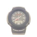 CASIO◆クォーツ腕時計/--/ラバー/BLK/BLK/gmn-500