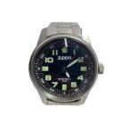 ショッピングzippo zippo◆クォーツ腕時計/アナログ/ステンレス/BLK/SLV/SS