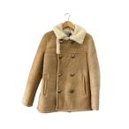 ショッピングschott Schott◆×Ron Herman/pea jacket/ジャケット/S/山羊革/CML/無地/7470