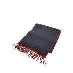 ショッピングカシミア Johnston’s Of Elgin◆マフラー/カシミア/GRY/無地/メンズ