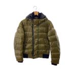 ショッピングmoncler MONCLER◆VEYLE GIUBBOTTO/ダウンジャケット/1/ナイロン/KHK/132-091-41344-99//