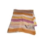 Loro Piana* палантин /linen/PNK/ полоса / женский //