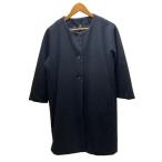 無印良品◆カシミヤ混/コート/L/ウール/BLK
