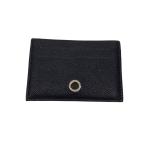 BVLGARI* футляр для карточек / кожа /BLK/ мужской 