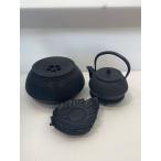 ショッピング南部鉄瓶 南部鉄器◆急須/鉄瓶/黒