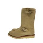 CHIPPEWA◆エンジニアブーツ/25.5cm/CRM/スウェード/1901M02