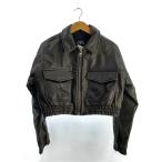 ZARA◆レザージャケット・ブルゾン/M/ポリエステル/BLK