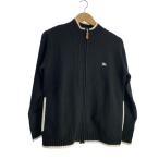 ショッピングBURBERRY BURBERRY BLACK LABEL◆ニット・セーター(厚手)/2/コットン/BLK/BMT30-600-09