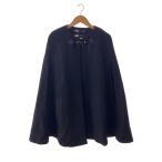 ショッピングzara ZARA◆ポンチョ/S/ウール/BLK/無地/8075/744/800/MANTECO/ケープ