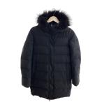 DUVETICA◆ロングダウンジャケット/38/コットン/BLK/162-D.4820.00//