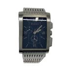 GUCCI◆Gメトロ・クロノグラ/クォーツ腕時計/アナログ/ステンレス/BLK/SLV/8600M