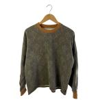 STUSSY◆スウェット/M/コットン/BRW/総柄