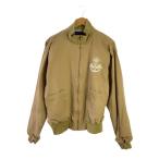 EVISU◆ブルゾン/42/コットン/CML/無地/リブに使用感有//