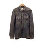 ショッピングdiesel DIESEL◆レザージャケット・ブルゾン/L/羊革/BRW