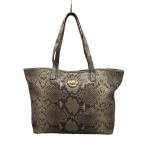 MICHAEL KORS* большая сумка / кожа / серый / животное / узор под питона 
