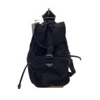 ショッピングPRADA PRADA◆リュック/ナイロン/BLK