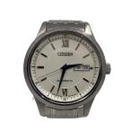 CITIZEN◆自動巻腕時計/アナログ/--/WHT/SLV/8200−S104416