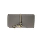 Chloe◆ALPHABET WALLET//長財布/牛革/GRY/レディース/CHC21WP942F57053